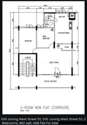 Blk 530 Jurong West Street 52 (Jurong West), HDB 3 Rooms #602739521